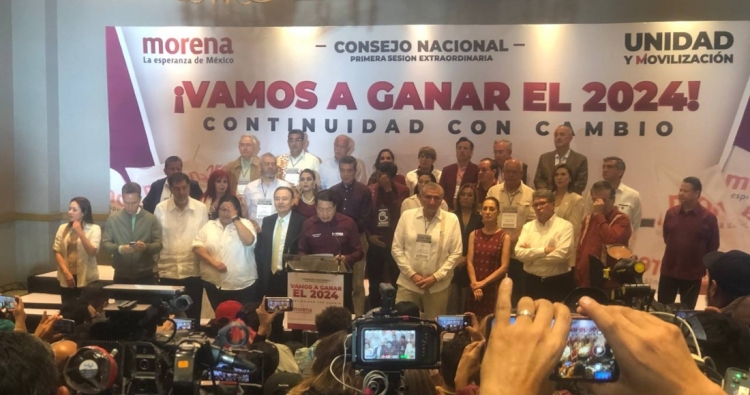 Concluye Consejo político de Morena que tendrán candidato a la Presidencia entre 5 y 6 de septiembre
