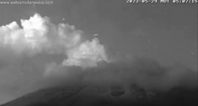 Captan nuevos Ovnis en el volcán Popocatépetl; hacían movimientos muy extraños