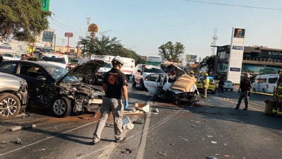 Carambola en Nuevo León deja un saldo de dos personas muertas y tres lesionados