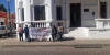 Se manifiestan ex policías en el Segundo Informe del alcalde de Mocorito