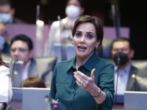 Lilly Téllez se baja de contienda por candidatura presidencial del PRI, PAN y PRD