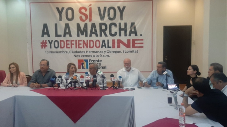 A las 9:00 de la mañana, la marcha por la defensa del INE, este domingo en Culiacán