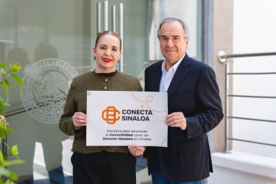 Sergio Esquer y Elizabeth Montoya presentan iniciativa 'CONECTA SINALOA' para garantizar internet a estudiantes sinaloenses