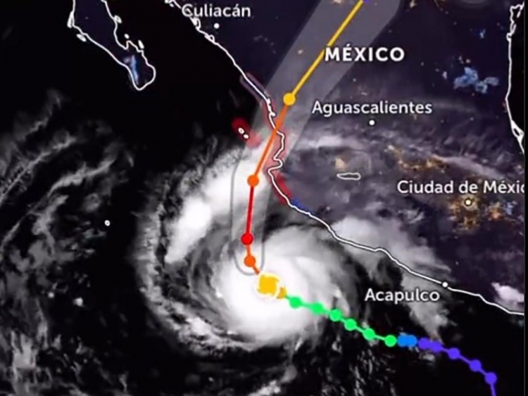“Roslyn” ya es huracán categoría 4 y en las próximas horas tocará tierra en Jalisco: Coordinación Nacional de Protección Civil