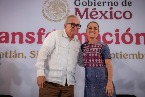 La presidenta Claudia Sheinbaum es una mujer de Estado: Gobernador Rocha Moya