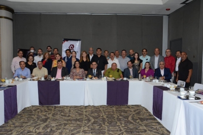 Expone el Rector a la Asociaci&oacute;n de Colegios de Profesionistas de Sinaloa los logros, retos y proyectos de la UAS