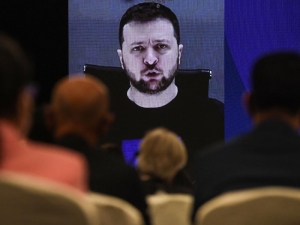 Zelenski urge a redoblar presi&oacute;n contra Rusia para permitir exportaciones de granos