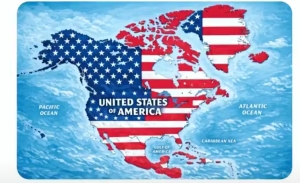 Trump difunde mapa que muestra a M&eacute;xico, Canad&aacute; y Cuba como parte de EEUU