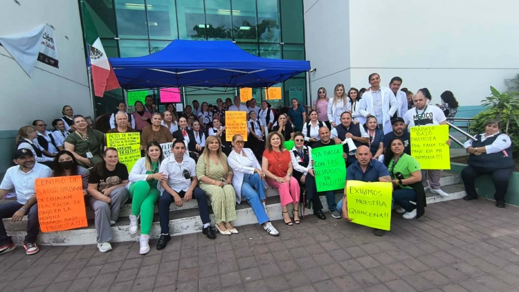 Responsabiliza l&iacute;der sindical a la federaci&oacute;n del retraso del pago de quincena en el IMSS Bienestar