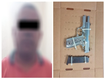 Detiene la polic&iacute;a a seis personas con dos pistolas en operativo D&iacute;a de Muertos