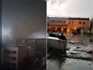 Tornado destruye la ciudad china de Suqian: hay 7 mil afectados y al menos 10 muertos