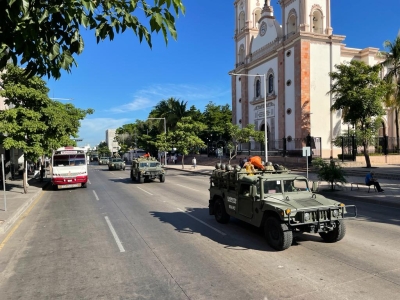 Llegan 600 soldados a Culiac&aacute;n para reforzar la seguridad de fin de a&ntilde;o