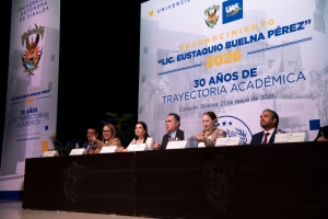 Entrega el Rector Jes&uacute;s Madue&ntilde;a el Reconocimiento &ldquo;Lic. Eustaquio Buelna P&eacute;rez&rdquo; 2026, a 46 docentes e investigadores