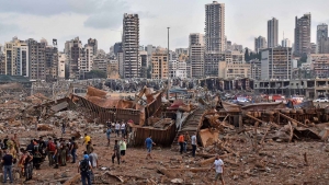 Ira y dolor en Líbano a un año de la explosión en Beirut