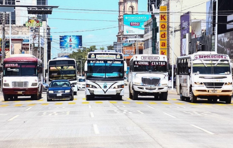 Culiacán con trasporte urbano con las ventanas abiertas por el Coronavirus