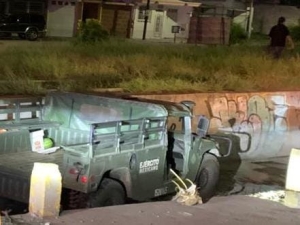 Ocho lesionados dejó la unidad del Ejército luego de caer a un canal pluvial en Barrancos