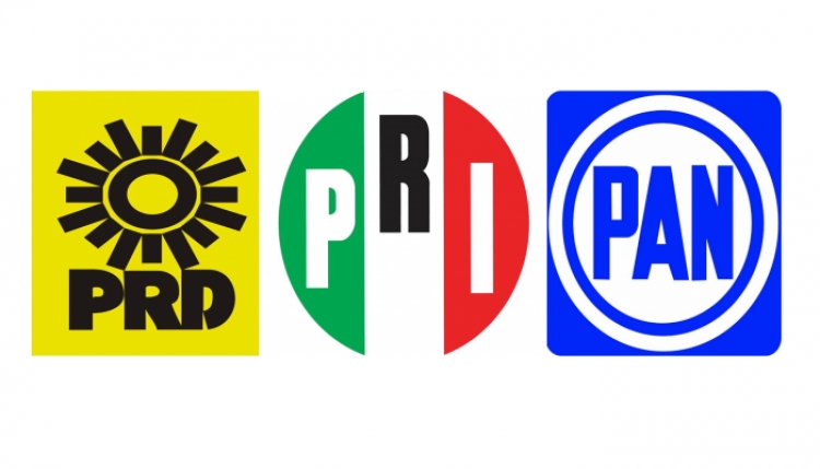 Amarran alianza PRI, PAN y PRD
