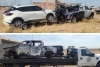 En distintos hechos en Villa Ju&aacute;rez, en Navolato, Grupo Interinstitucional recupera veh&iacute;culos con reporte de robo y destruye un explosivo