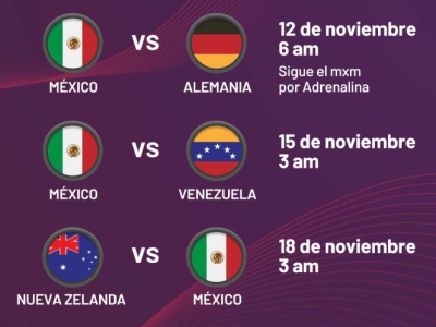 M&eacute;xico debuta ante Alemania el pr&oacute;ximo domingo en el Mundial de futbol Sub-17 de Indonesia 2023