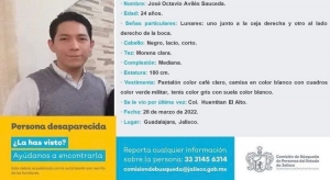 Desaparece estudiante de Culiacán en Guadalajara