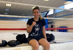 La boxeadora sinaloense Tamara Cruz se alista para el preol&iacute;mpico de Argentina