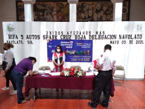 Anuncia Cruz Roja de Navolato la rifa de autos para comprar una ambulancia