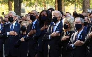 "Nunca debemos olvidar a aquellos que perdimos", dijo Biden en memorial del 11-S