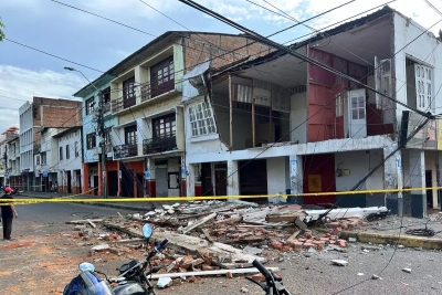 Un sismo de 6.3 grados en Ecuador deja al menos 20 heridos y 135 casas dañadas