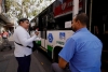 Realizan inspectores operativo de verificaci&oacute;n de unidades de transporte urbano, para mejorar el servicio