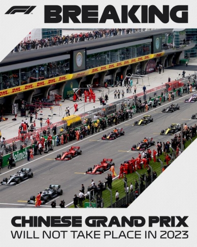 Cancelan el GP de China de F1 de 2023 por covid