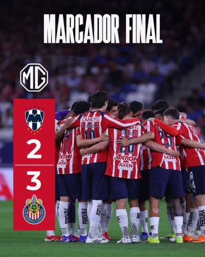 Con 30 puntos Chivas lidera la Liga MX