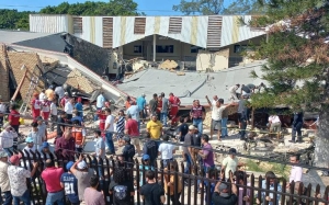Se derrumba una iglesia en Ciudad Madero, Tamaulipas: fallecen 10 personas mientras se encontraban en misa de bautizo