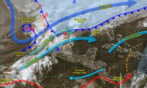 Hoy se prev&eacute;n lluvias fuertes con puntuales muy fuertes en Sinaloa