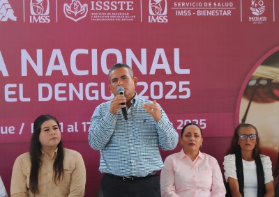 Navolato da el banderazo a la Segunda Jornada Nacional contra el Dengue
