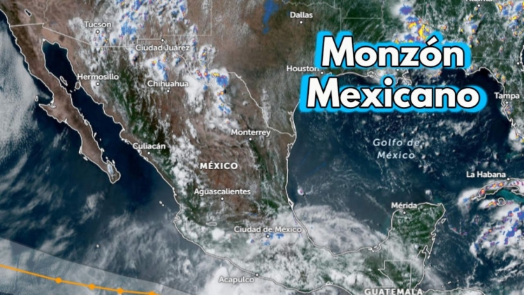 Cielos nubosos con chubascos tormentosos y con temperaturas en torno a los 31°C: continúa Monzón Mexicano en Culiacán