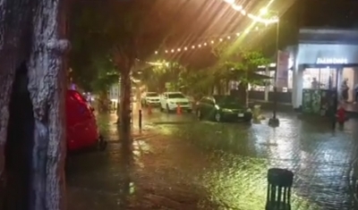 Llueve en Culiac&aacute;n y fallas en l&iacute;neas de la CFE deja sin luz a cientos de familias
