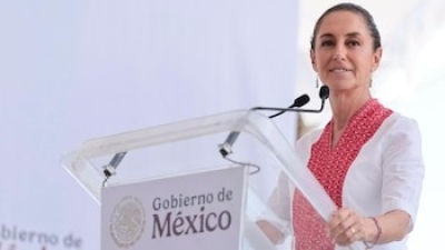 Sheinbaum inaugura el 'Polo de Desarrollo' en Tlaxcala y defiende la estabilidad econ&oacute;mica en M&eacute;xico ante la crisis global