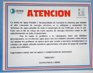 Inconformidad por suspensi&oacute;n de agua potable esta noche en Navolato