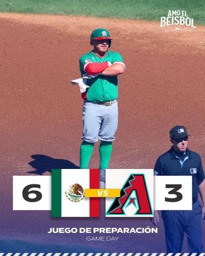 M&eacute;xico derrot&oacute; a Arizona en juego de preparaci&oacute;n rumbo al Cl&aacute;sico Mundial 2026