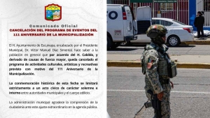 Violencia en Sinaloa fuerza la cancelaci&oacute;n de los festejos de municipalizaci&oacute;n de Escuinapa