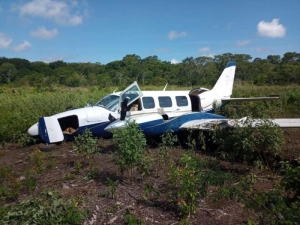 Ejercito captura avión repleto de cocaína en Campeche