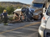 Familia y un conductor sin lesiones tras accidente en la M&eacute;xico 15