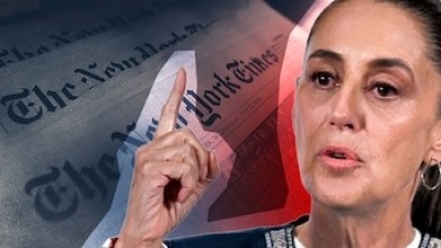 Sheinbaum descalifica reportaje del NYT sobre presuntos informantes de Morena en EEUU