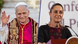 Sheinbaum llama al Papa Le&oacute;n XIV para invitarlo a M&eacute;xico: "Env&iacute;a bendiciones en el D&iacute;a de la Virgen"