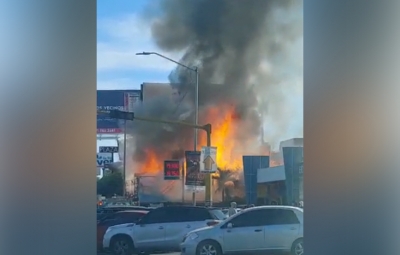 Se quema restaurante de mariscos en el sector Tres Ríos, de Culiacán