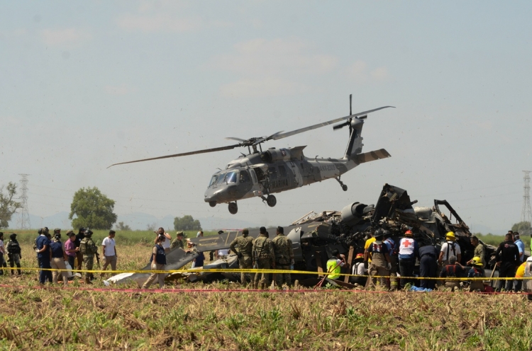 Caja negra de helicóptero accidentado de la Semar será abierta por empresa que la instaló