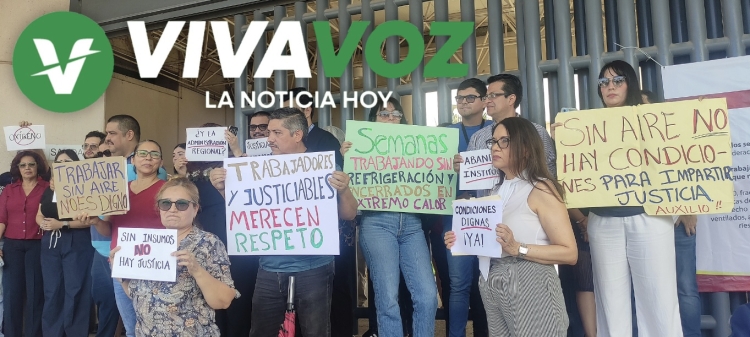 Trabajadores del Poder Judicial exigen condiciones dignas de trabajo