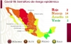 Sem&aacute;foro Covid-19: 2 estados en calor rojo y 14 en naranja; Sinaloa en color amarillo