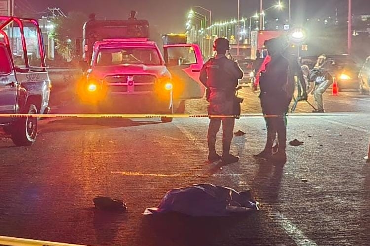 Hombre muere atropellado en La Costerita, en la Colonia La Costera, en Culiac&aacute;n