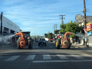 Segunda vuelta de sanitizaci&oacute;n en Navolato